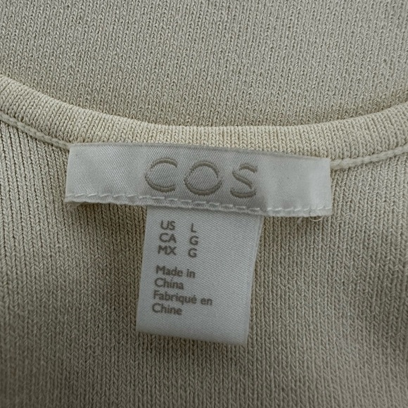 COS Cream Scoop Nectar Tank Maxi Dress. Size L. - Picture 7 of 8